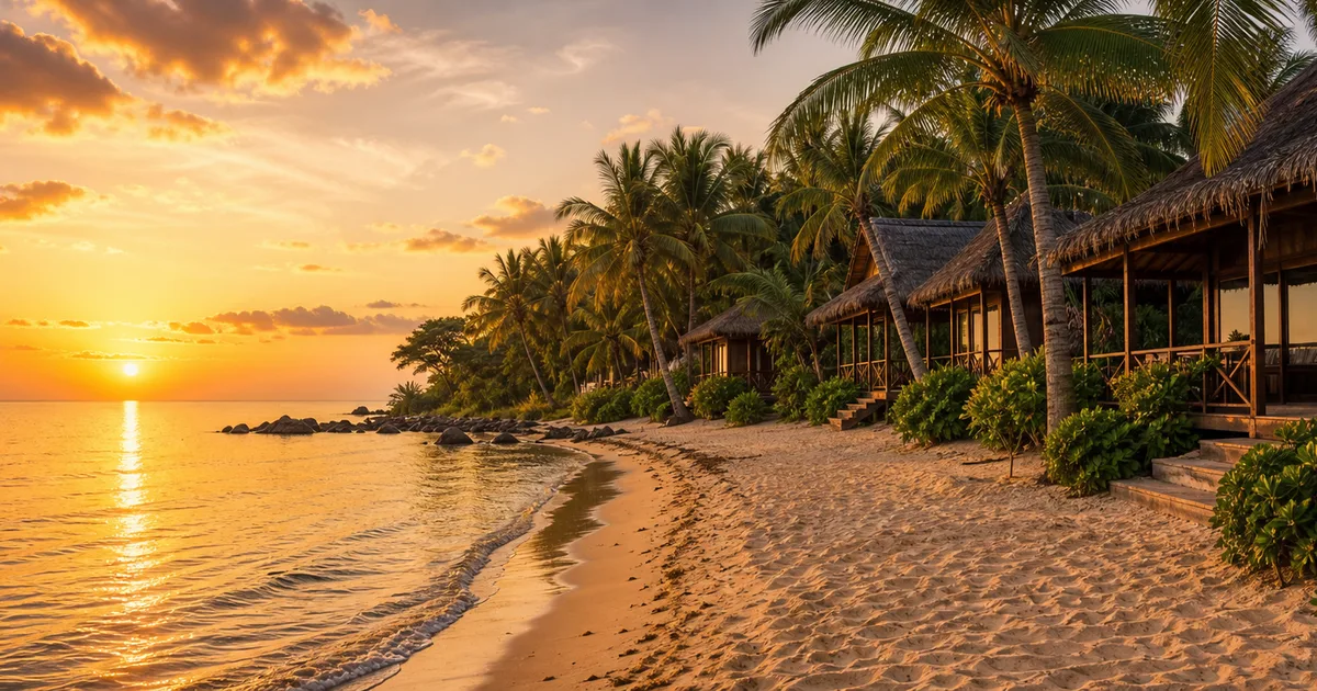 Ong Lang Beach accommodation guide — bungalows and villas north of Duong Dong