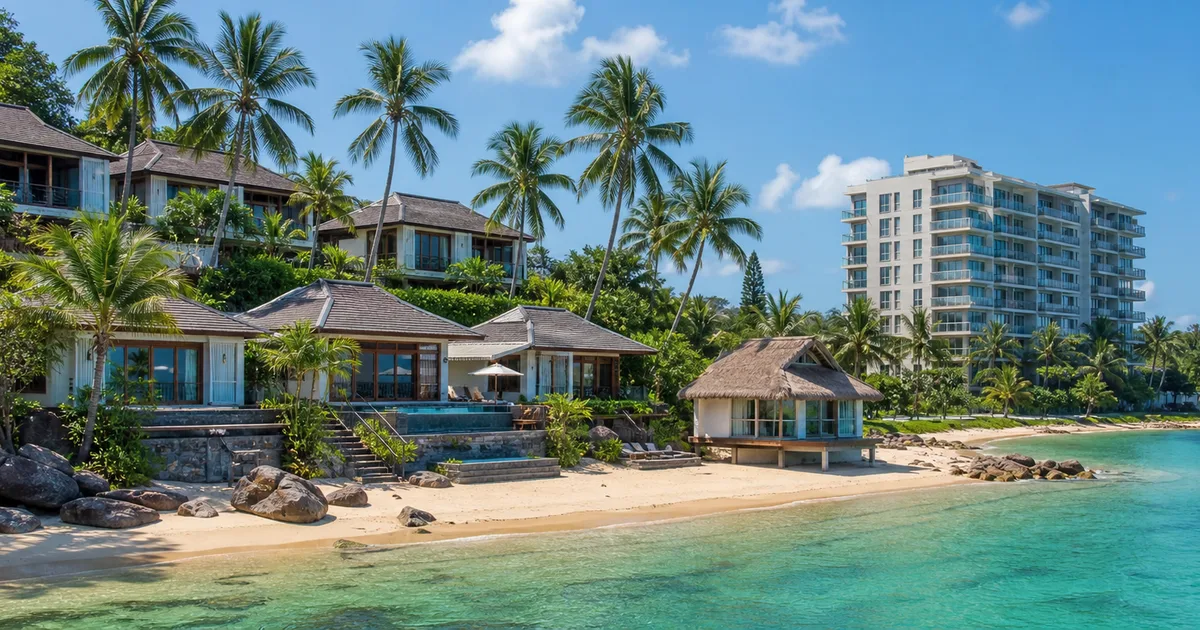 Phu Quoc accommodation types compared — bungalow vs villa vs apartment vs homestay